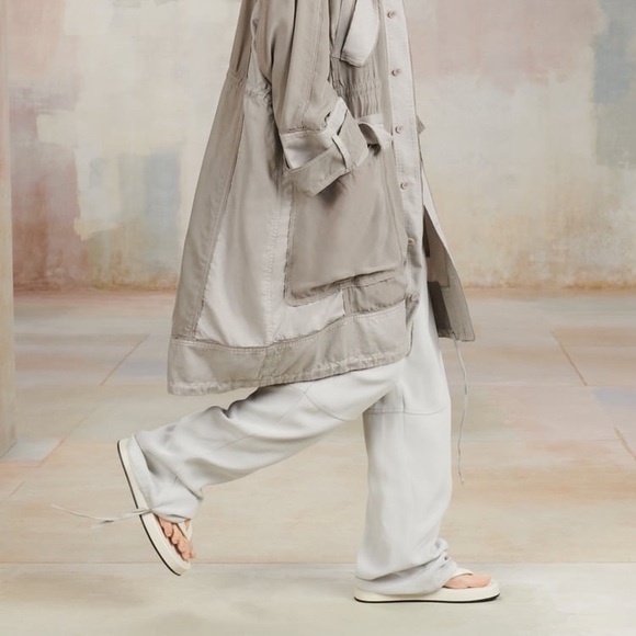 NWT ZARA SRPLS BLUE GRAY VISCOSE JOGGER JGGR PNT 10 size xs - Picture 2 of 10